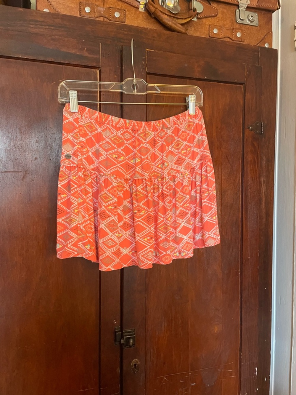 Roxy Coral Geometric Skater Skirt